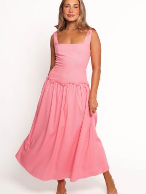 Clover Midi Dress - Pink