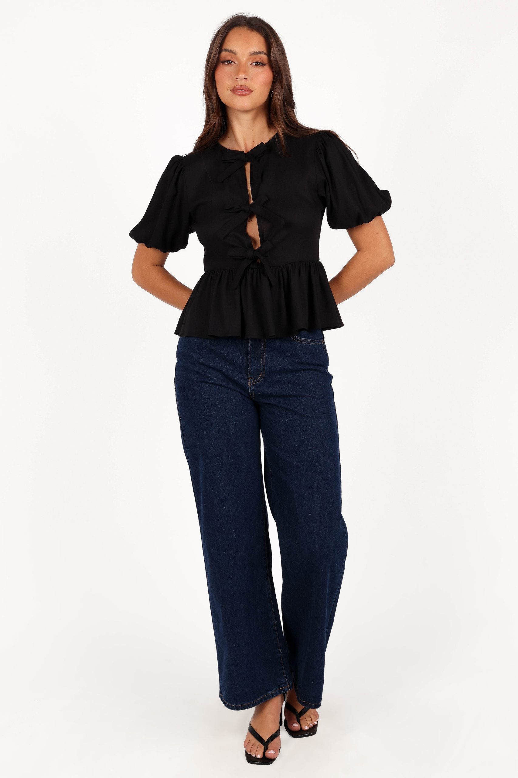 Colette Top - Black - Image 2