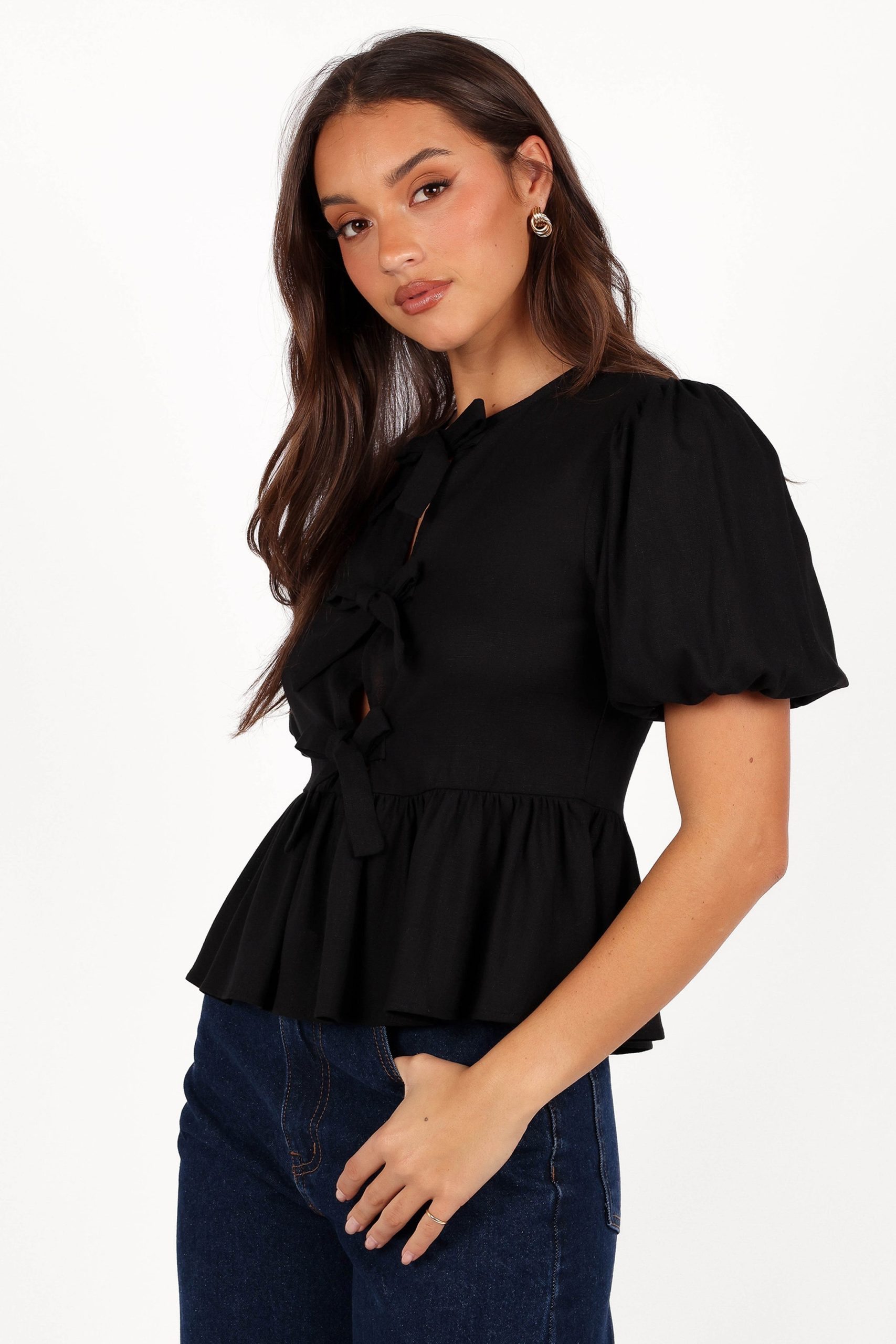Colette Top - Black - Image 3