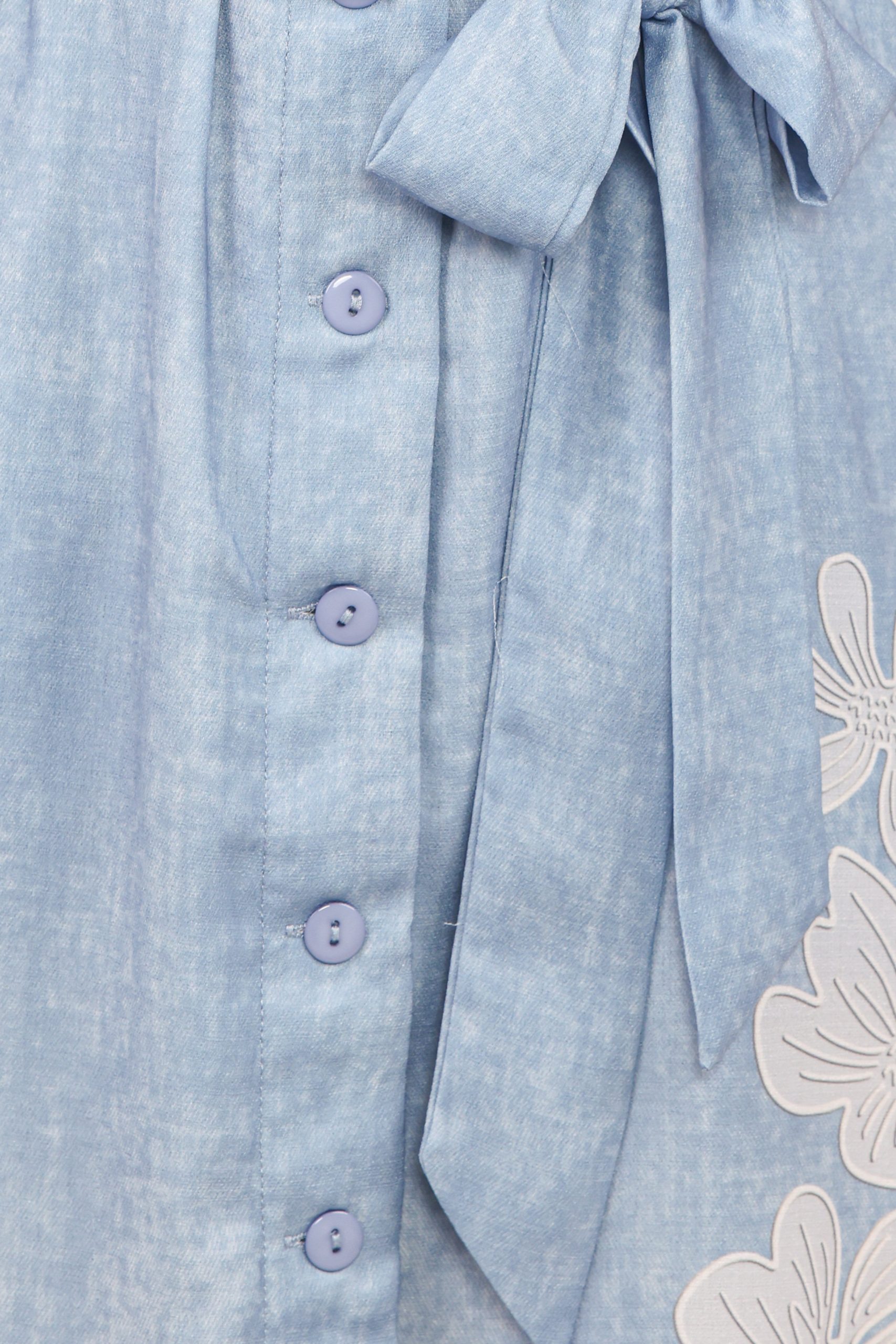 Connie Mini Dress - Blue - Image 6