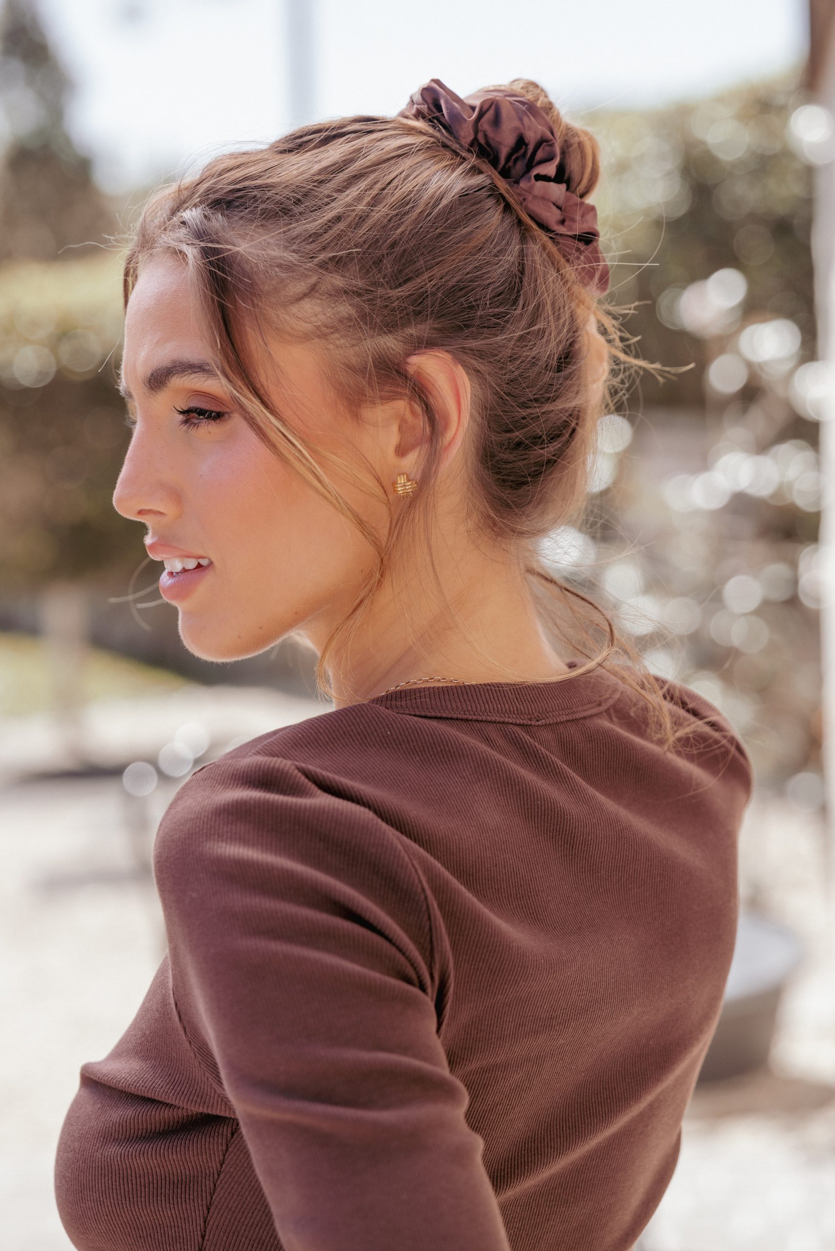 Cooper Scrunchie - Chocolate Brown - Image 5