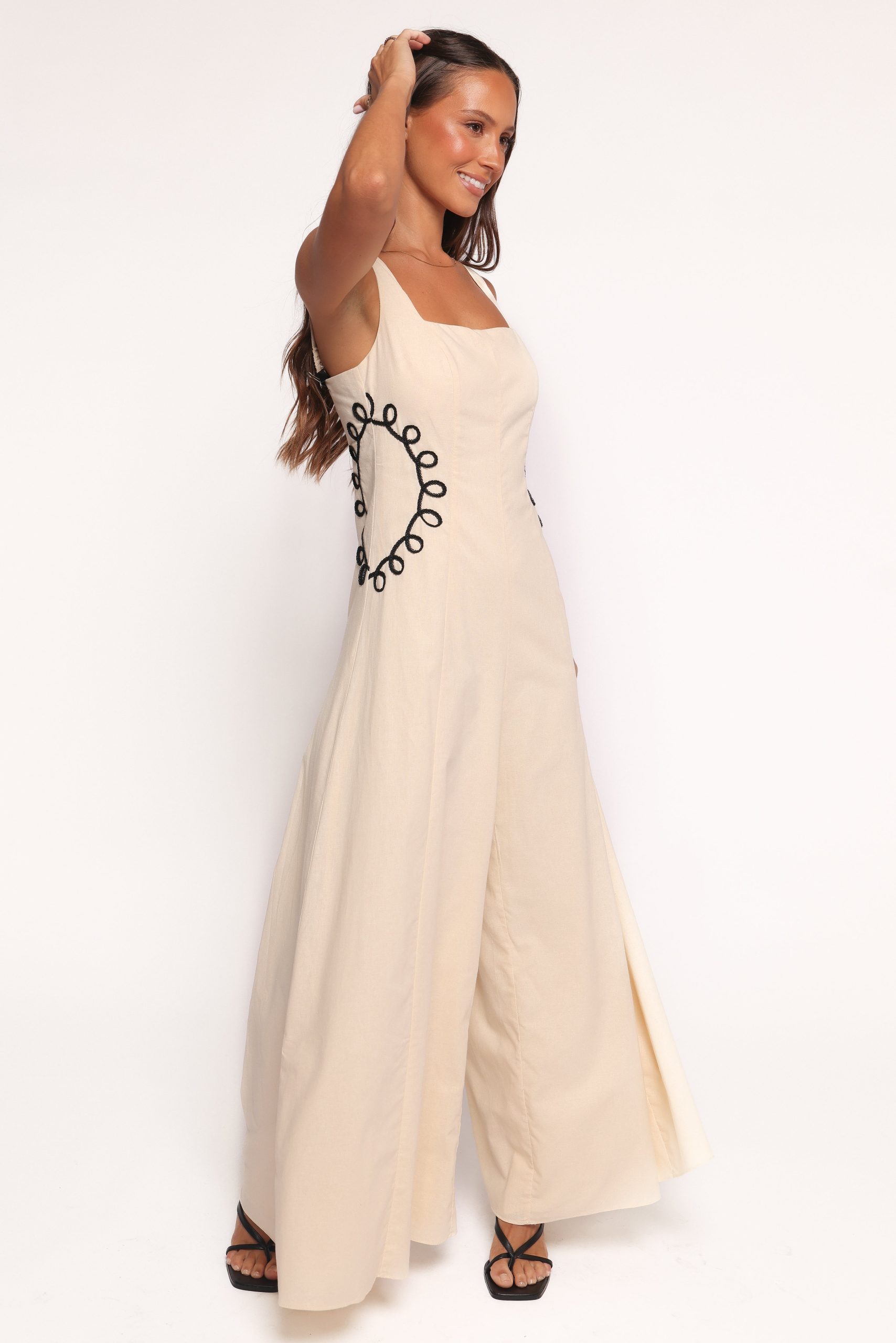 Crete Jumpsuit - Ivory - Image 3