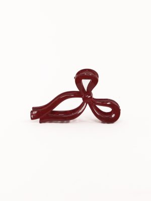 Dahlia Hair Clip - Red