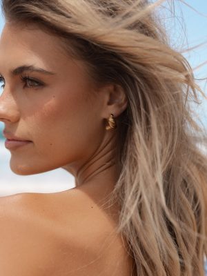 Dakota Knot Earrings - Gold