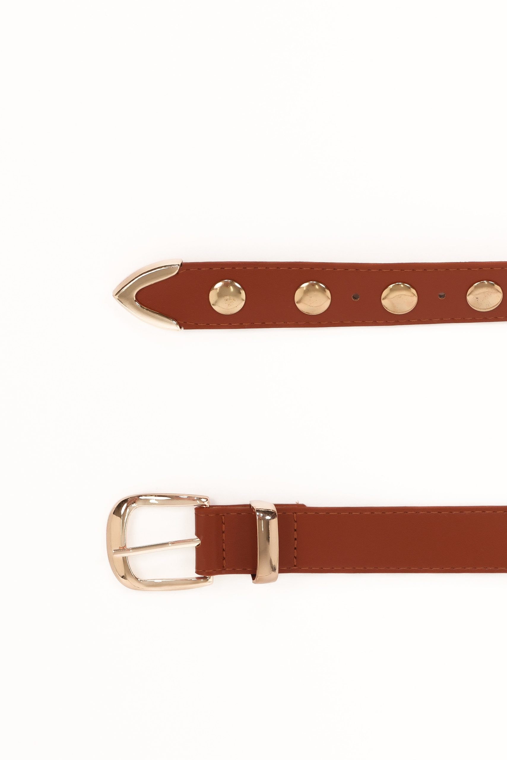 Dallas Studded Belt - Tan - Image 2