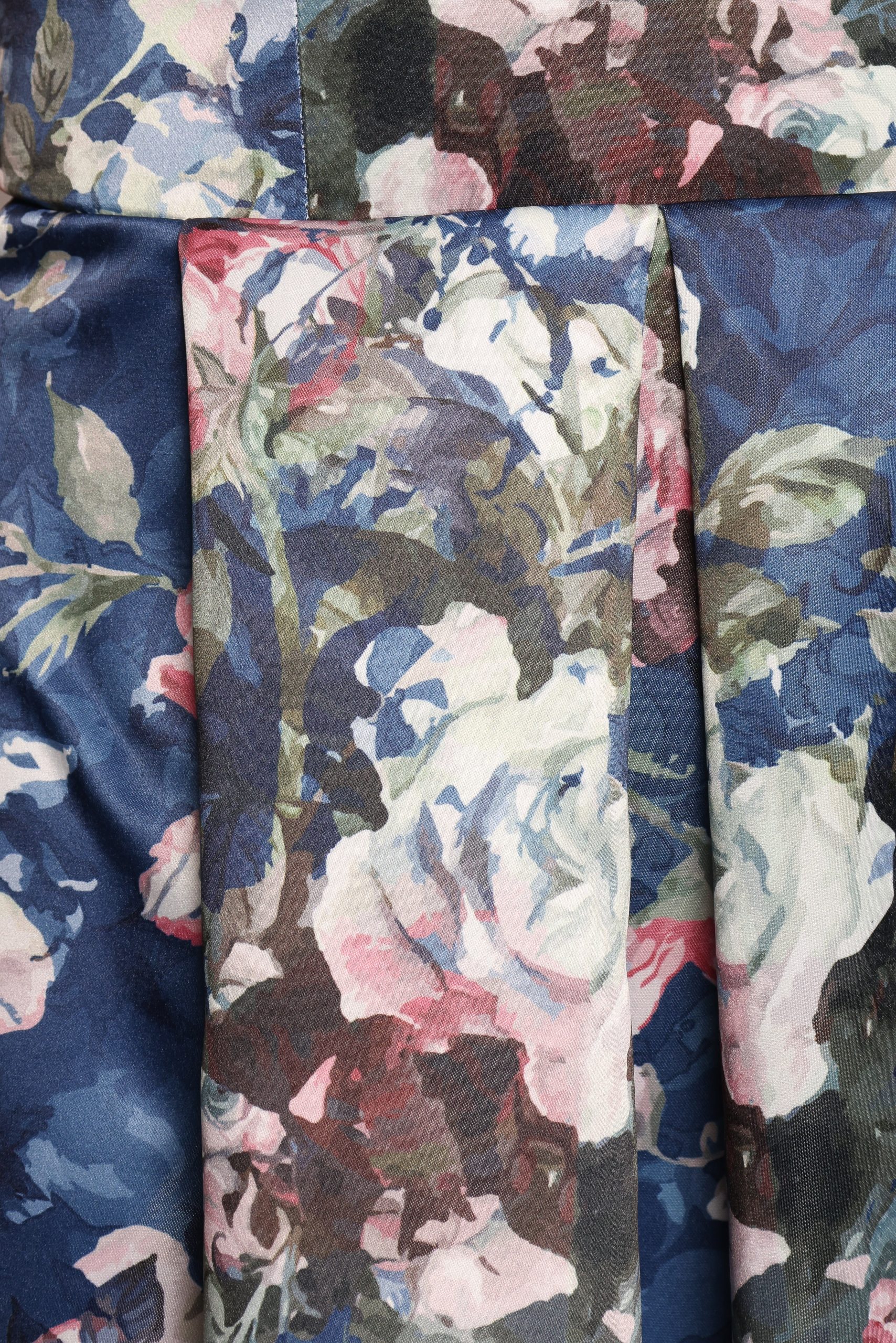 Darina Strapless Midi Dress - Midnight Floral - Image 7