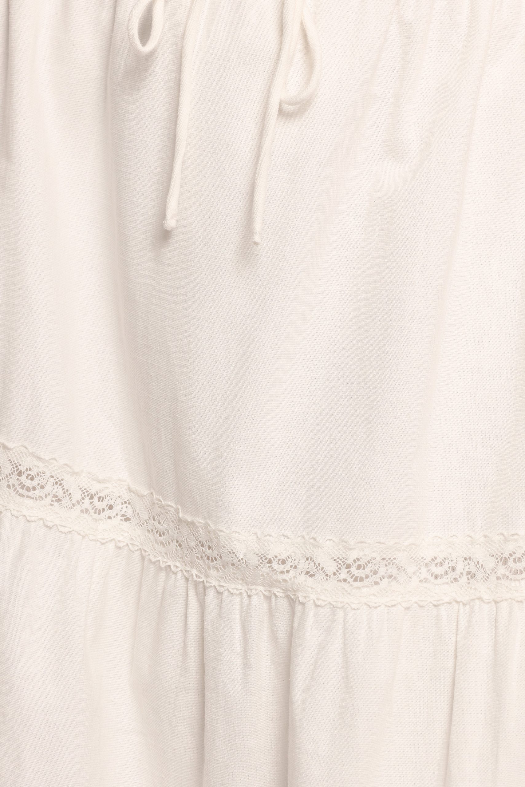 Darlia Tiered Maxi Skirt - White - Image 9