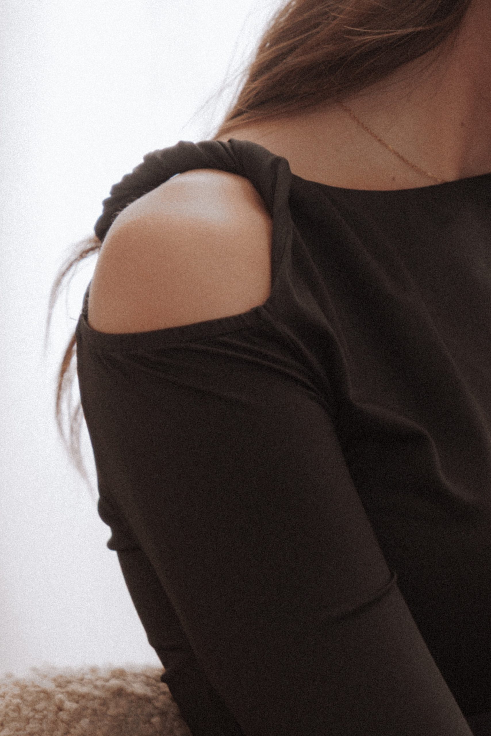 Darma Long Sleeve Top - Black - Image 8