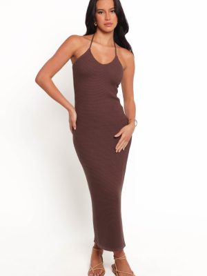 Darya Midi Dress - Cocoa