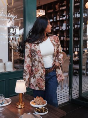 Dawn Oversized Blazer - Floral
