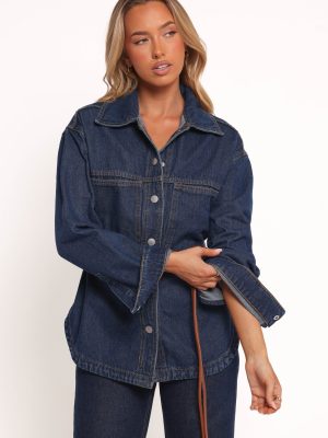 Dede Denim Shacket - Denim