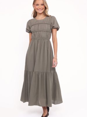 Deloria Maxi Dress - Olive