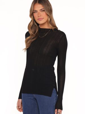 Delphine Top - Black