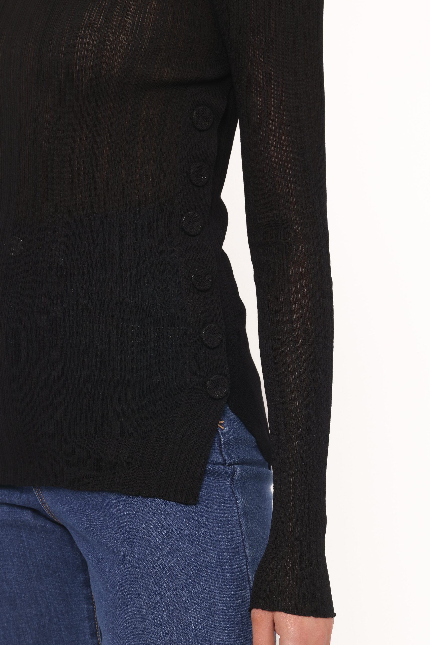 Delphine Top - Black - Image 2