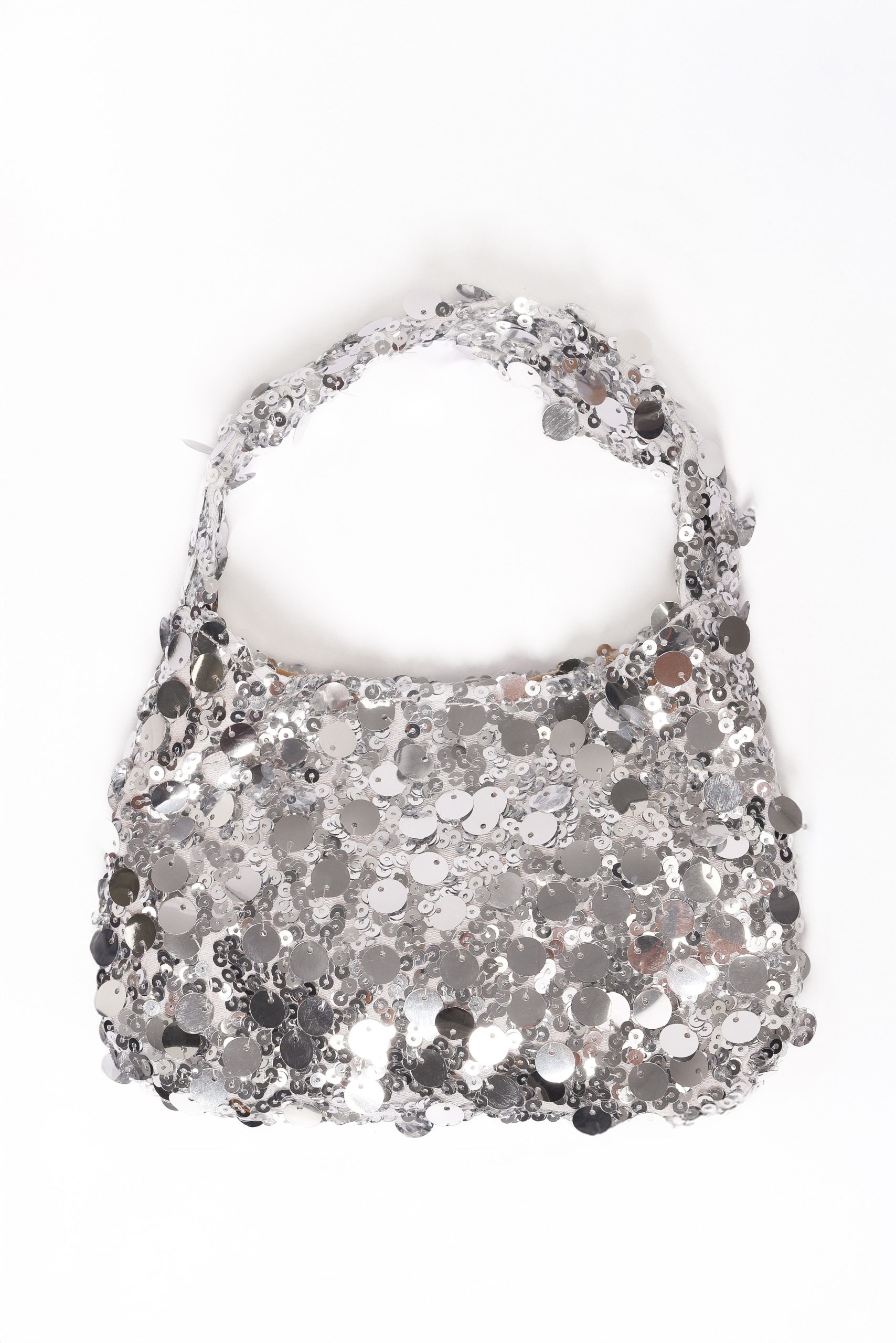 Delta Sequin Bag - Silver - Image 2