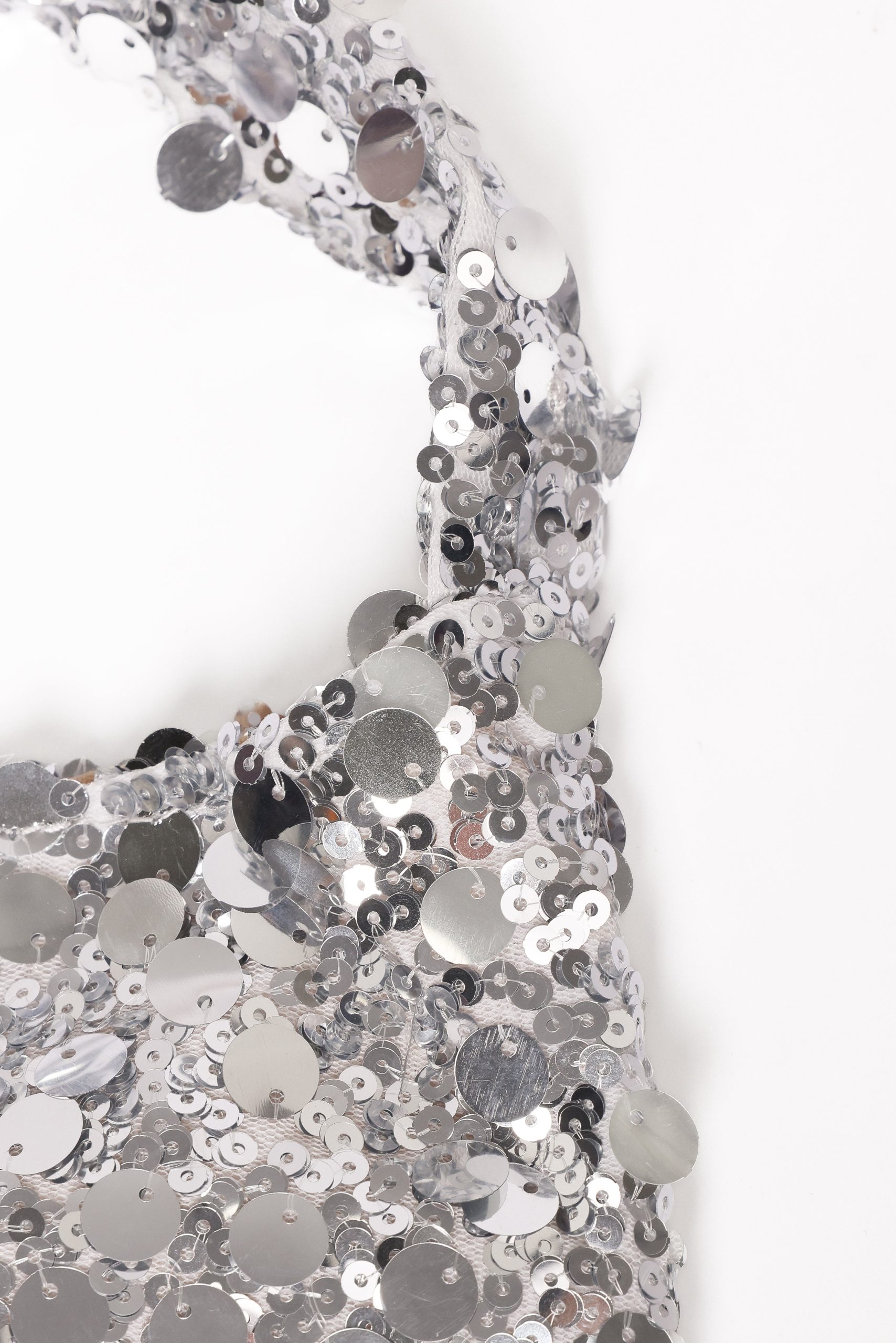 Delta Sequin Bag - Silver - Image 3