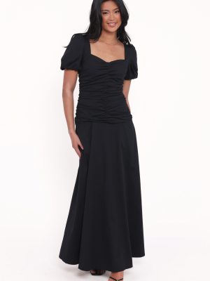 Denver Midi Dress - Black