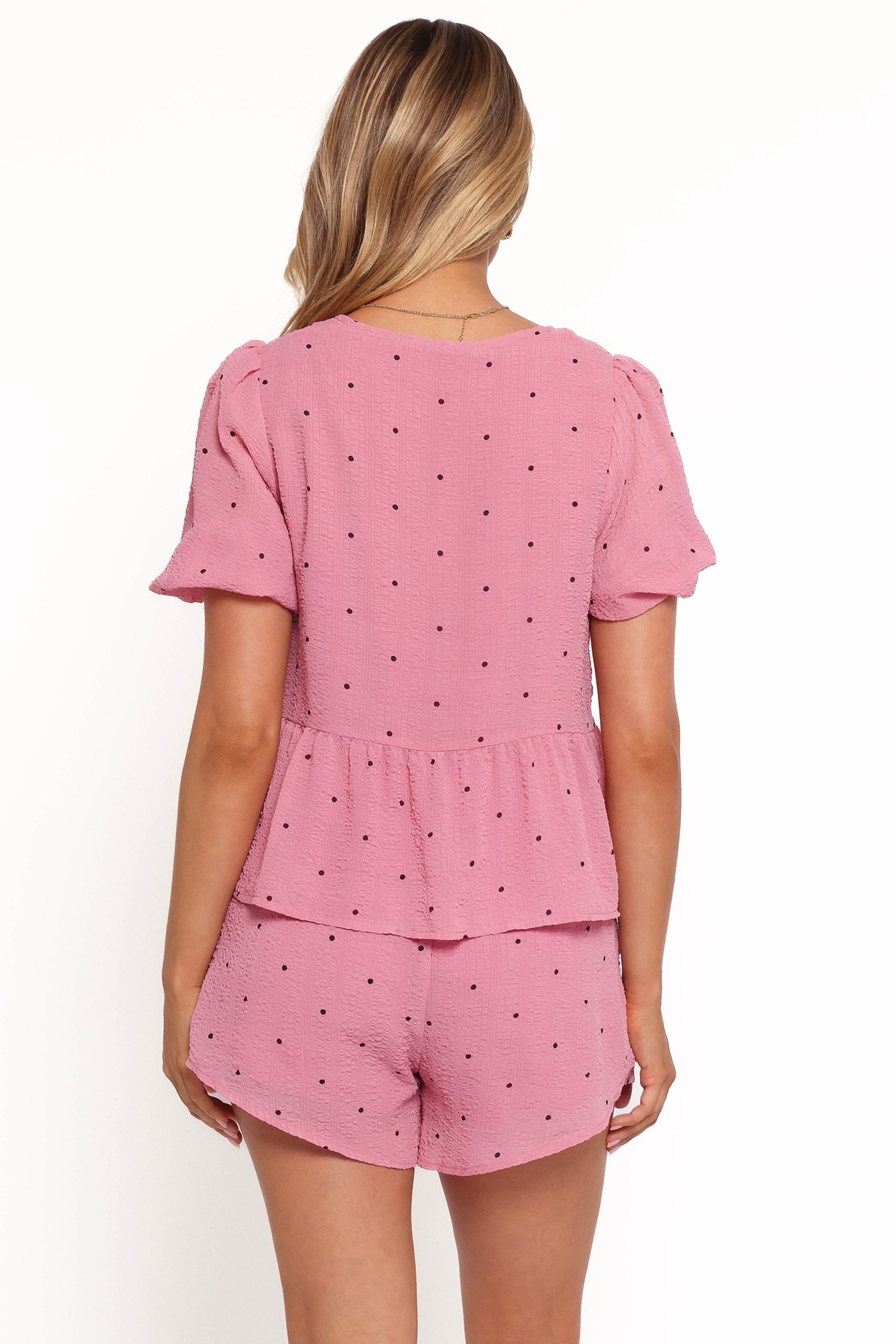 Nala Shorts - Pink Polka Dot - Image 6