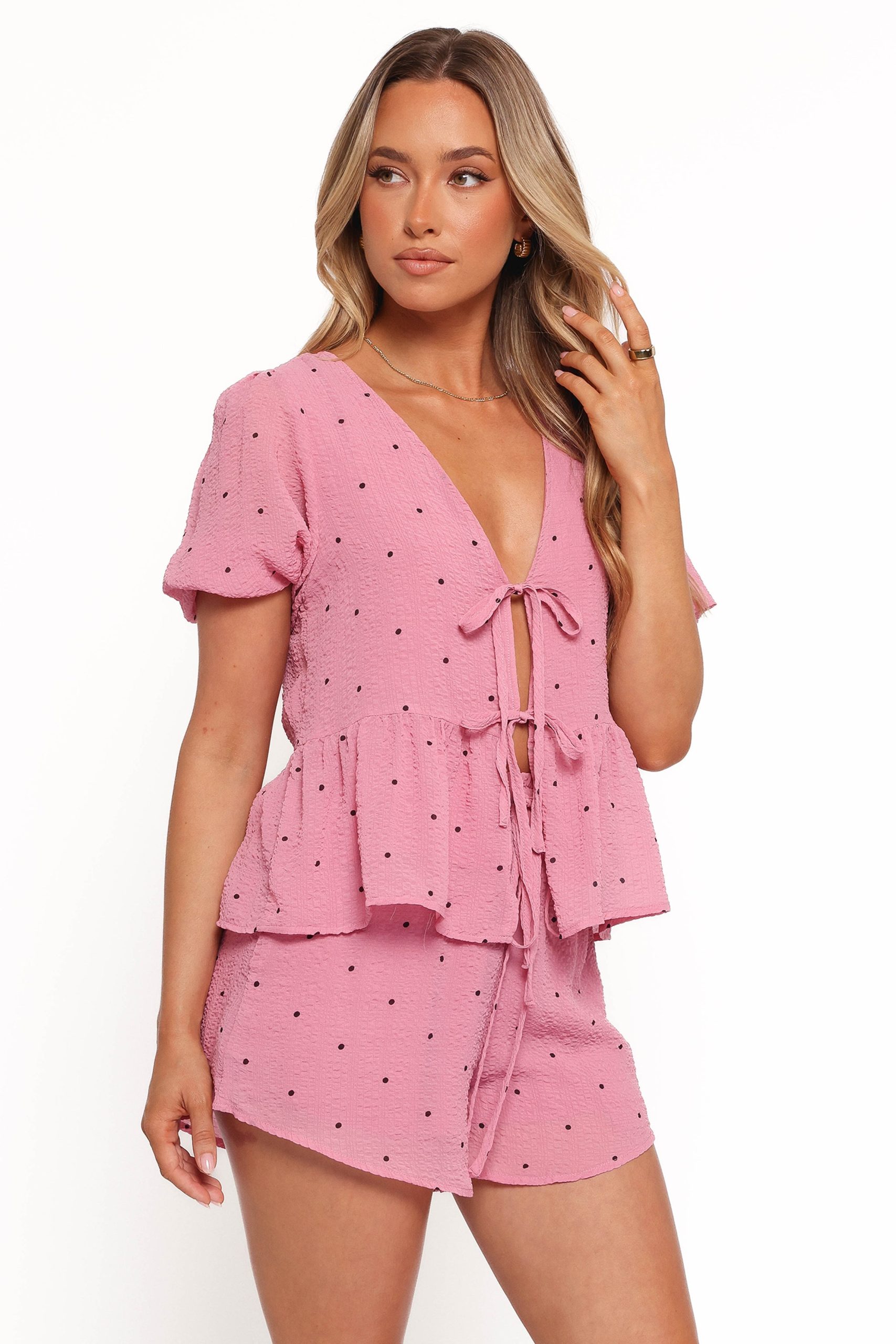 Nala Shorts - Pink Polka Dot - Image 7