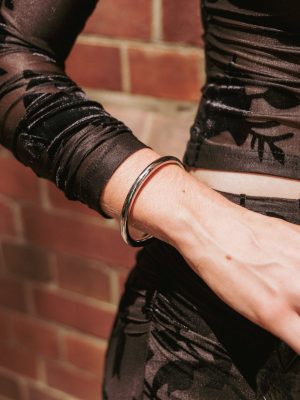 Ebony Bracelet - Silver