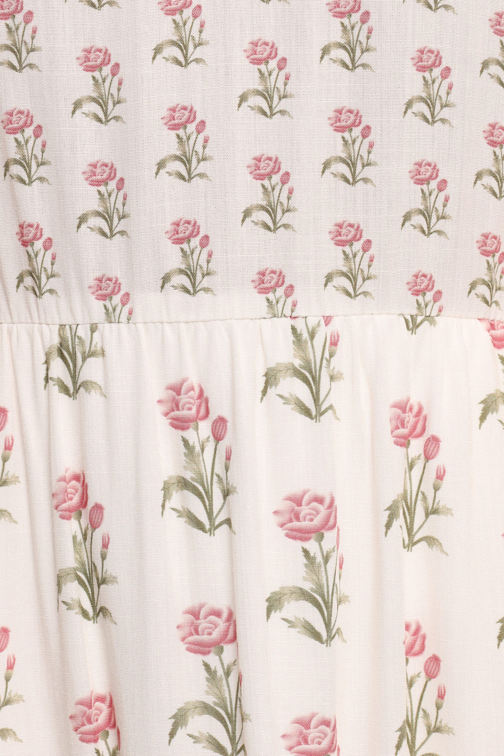 Echo Midi Dress - White/Pink - Image 7