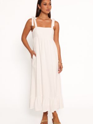 Edison Midi Dress - White