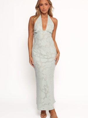 Edwards Maxi Halterneck Dress - Sage