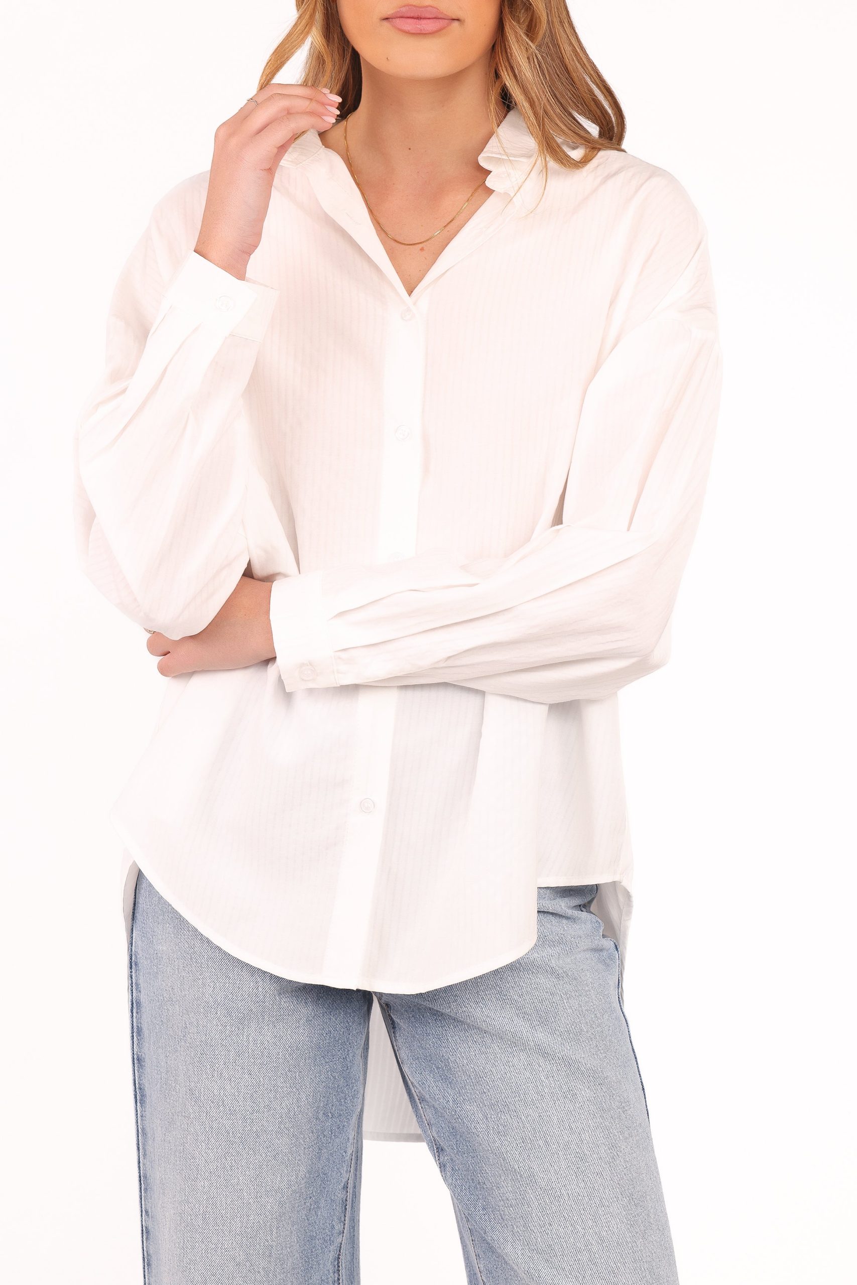 Edwards Shirt - White Stripe - Image 3