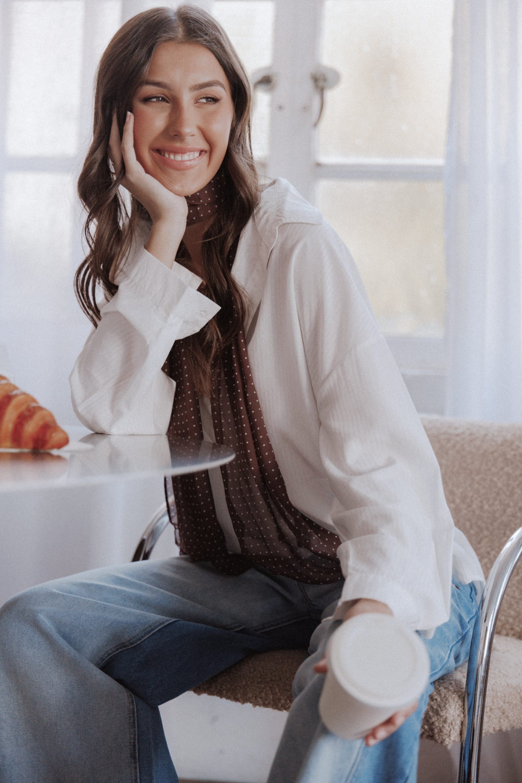 Edwards Shirt - White Stripe - Image 7