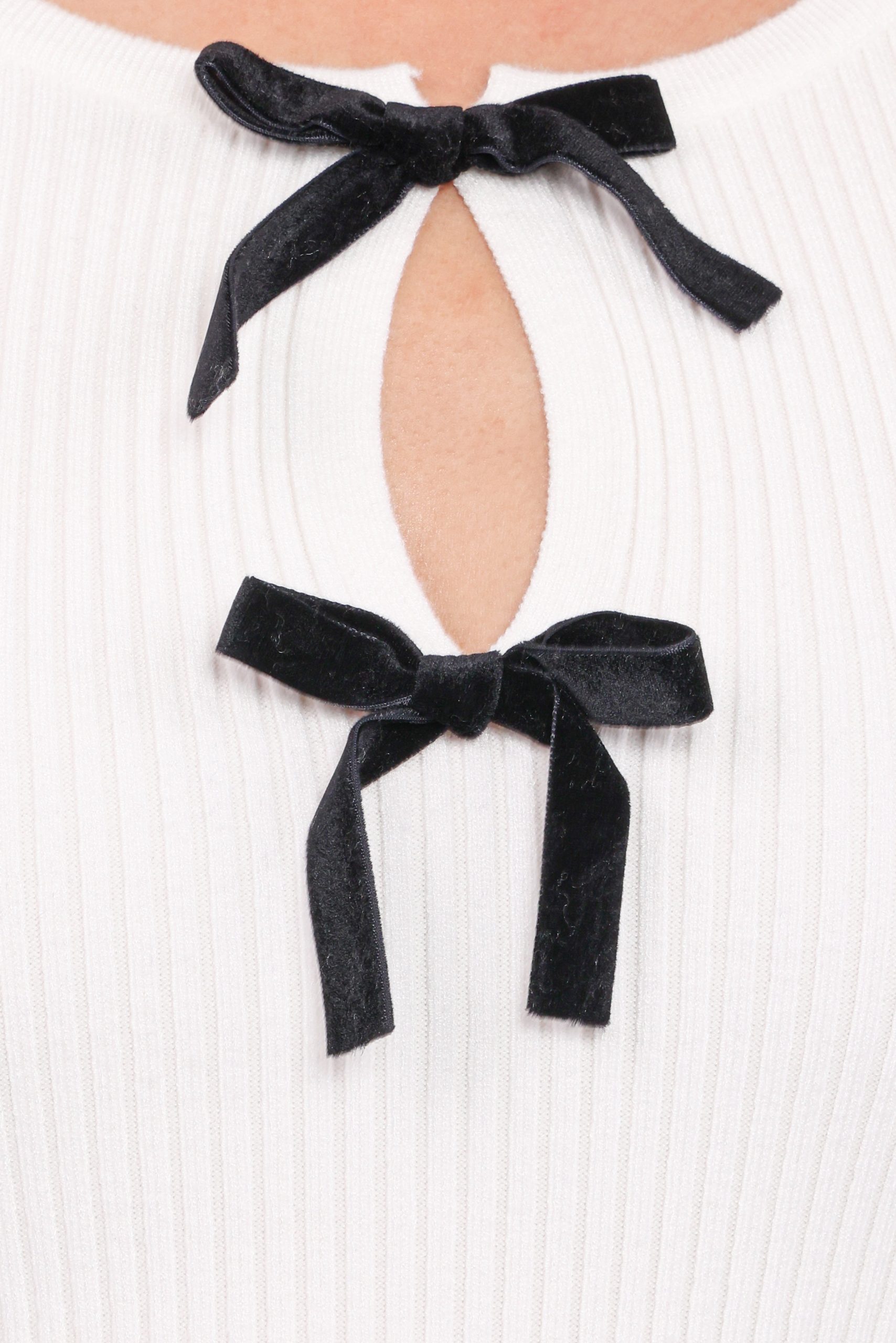 Elba Knit Top - White - Image 6