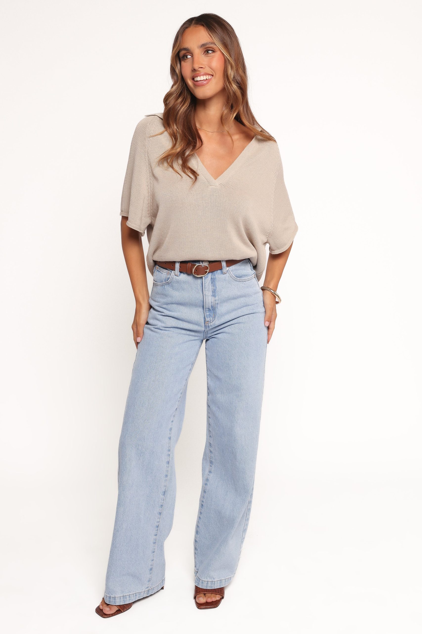 Eldora Knitted Top - Oatmeal - Image 6