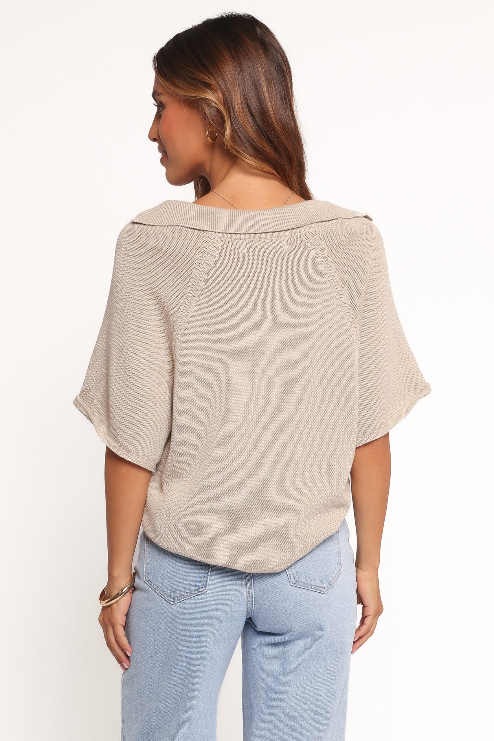 Eldora Knitted Top - Oatmeal - Image 5