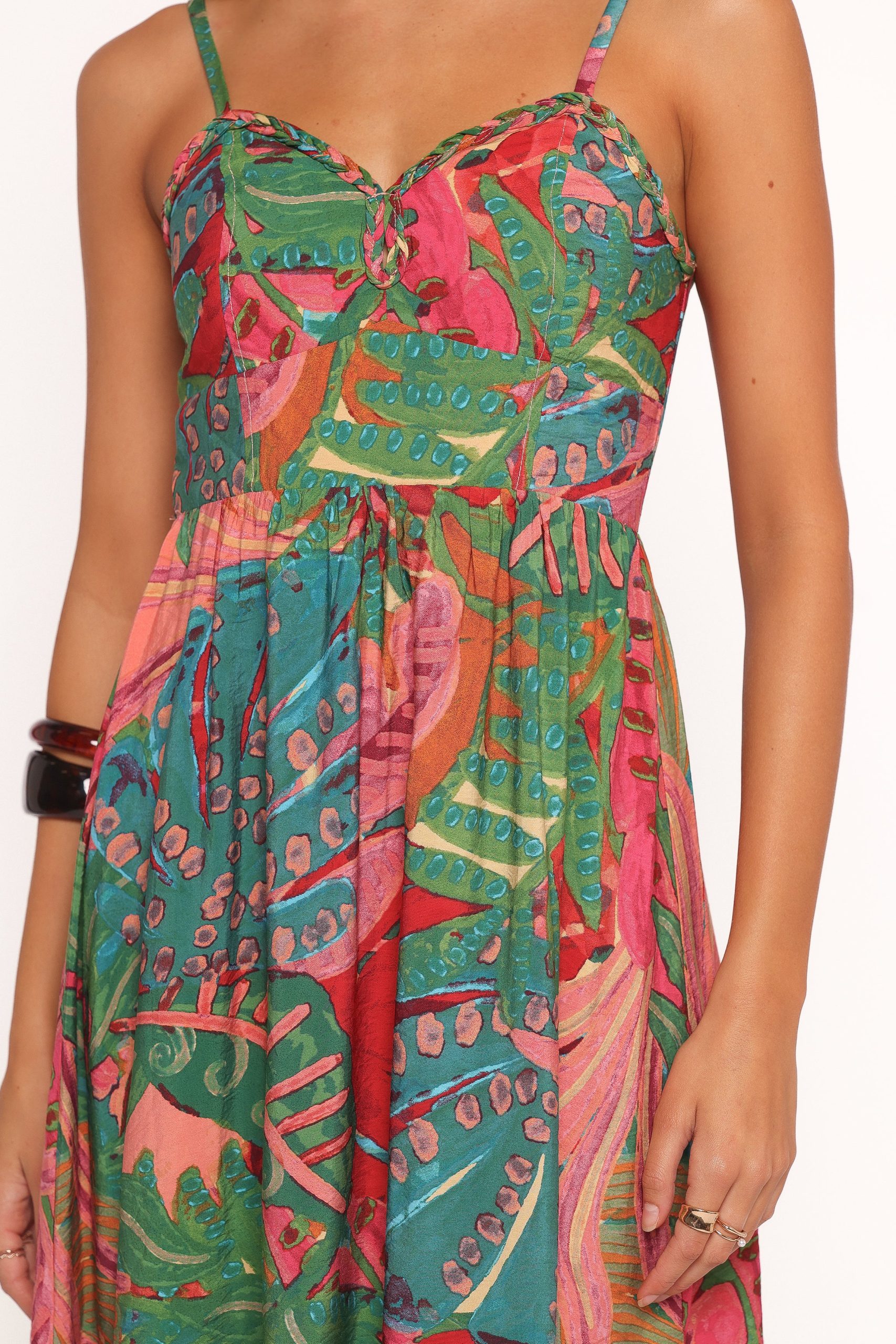 Eleonora Midi Dress - Calypso Coral - Image 5