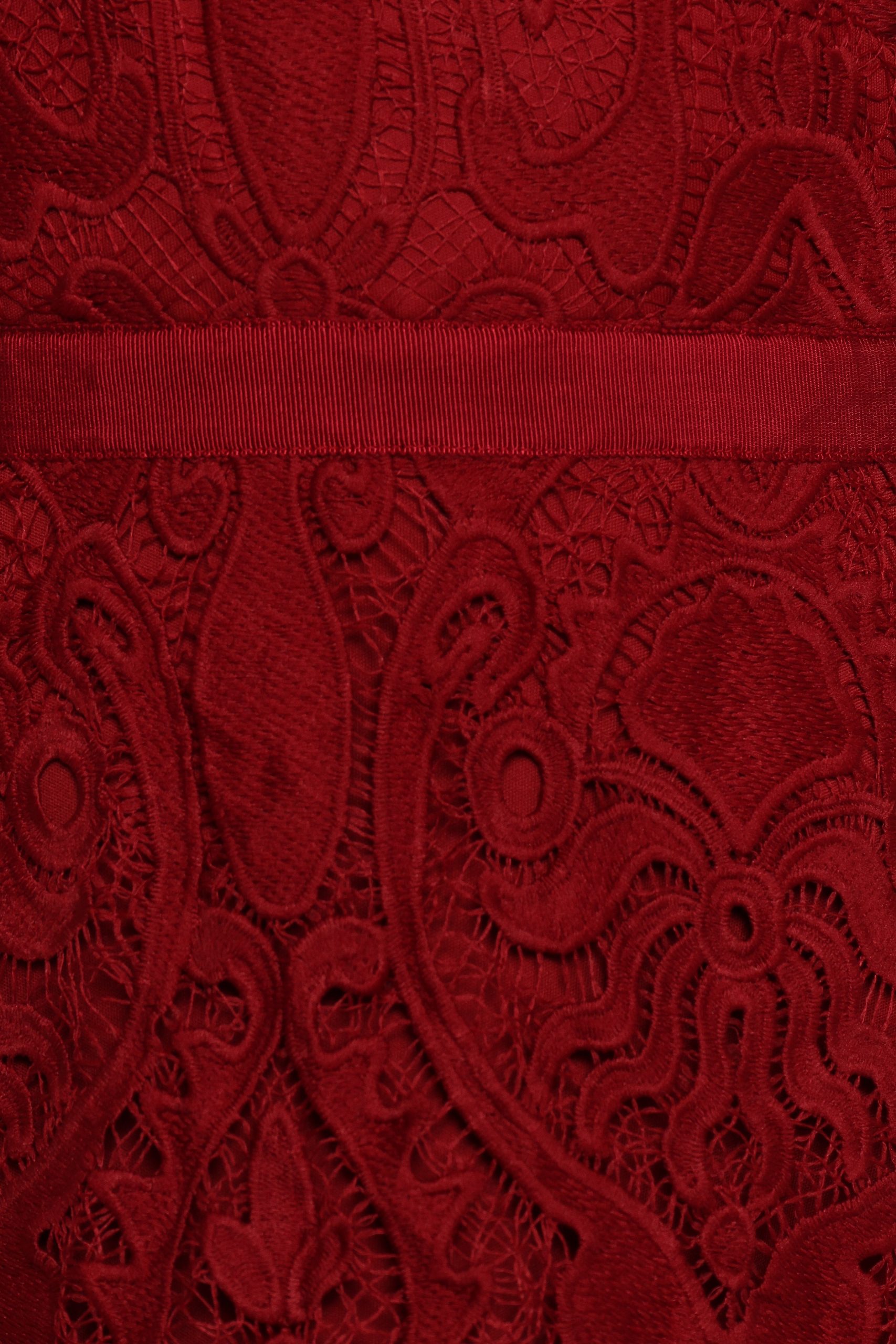 Elijah Maxi Dress - Red - Image 9