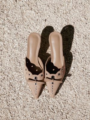 Elio Heels - Camel Suede