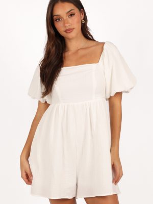 Elise Romper - White