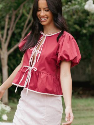 Ellien Top - Red