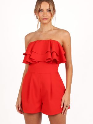 Elliott Romper - Red
