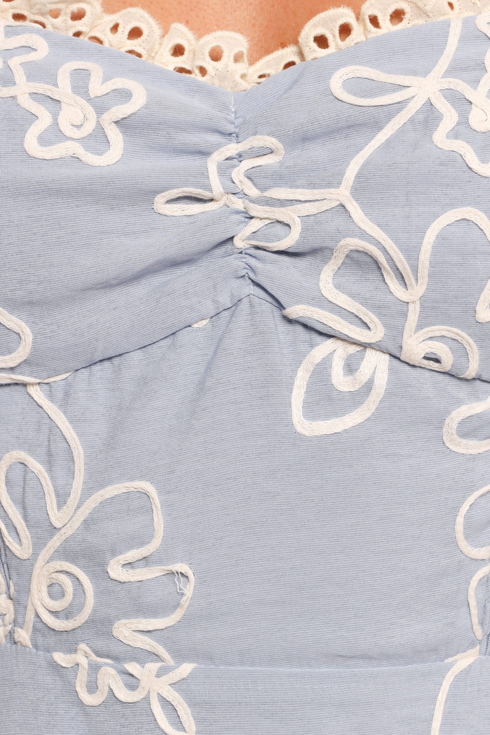 Ellise Midi Dress - Blue - Image 9