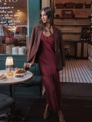 Elowyn Maxi Dress - Cherry