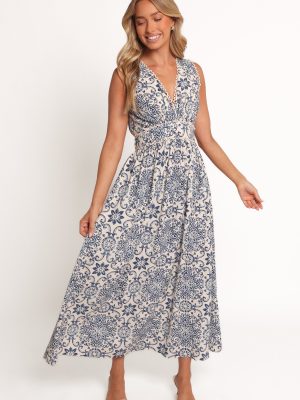 Elysia Midi Dress - Azalea Mosaic