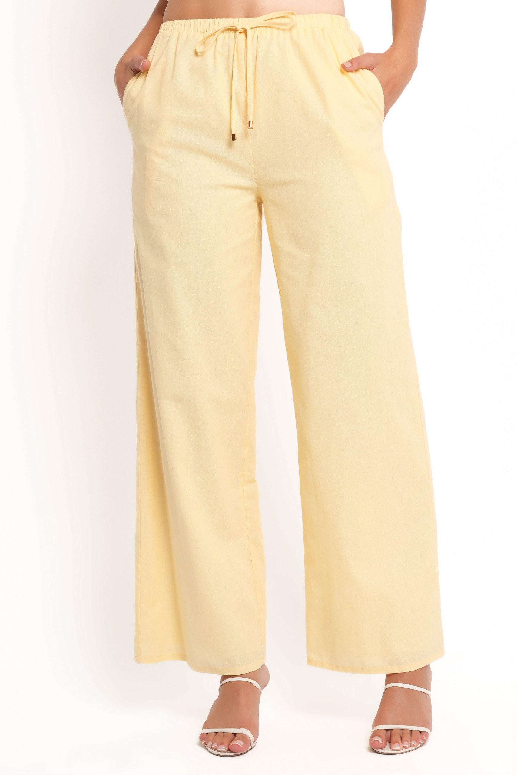 Ember Cotton Pants - Butter Yellow - Image 4