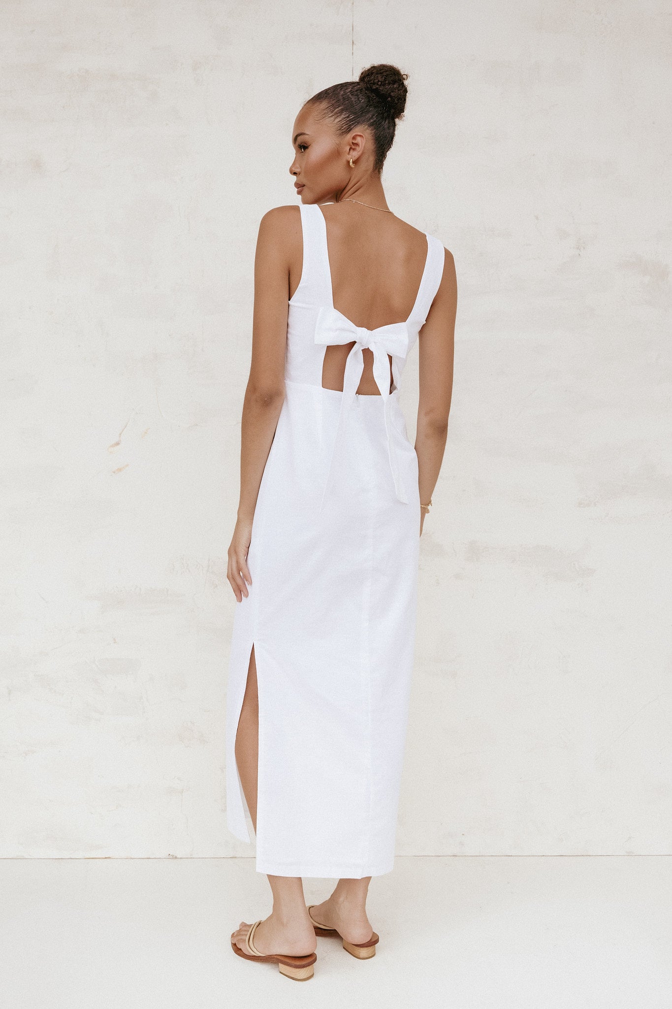 Emery Maxi Dress - White - Image 2
