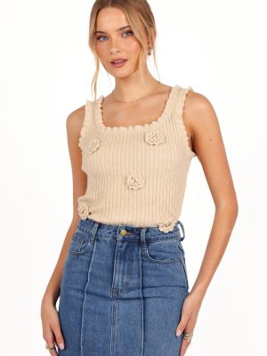 Erin Knit Top - Oatmeal
