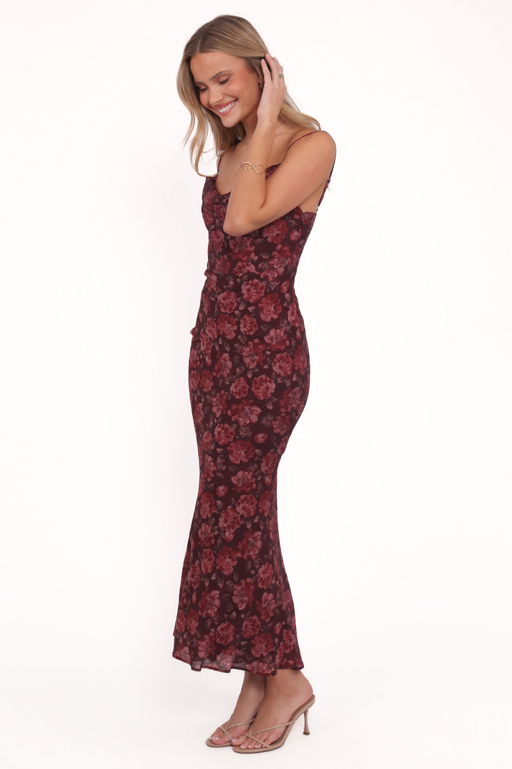 Esmeralda Maxi Dress - Pink Floral - Image 3