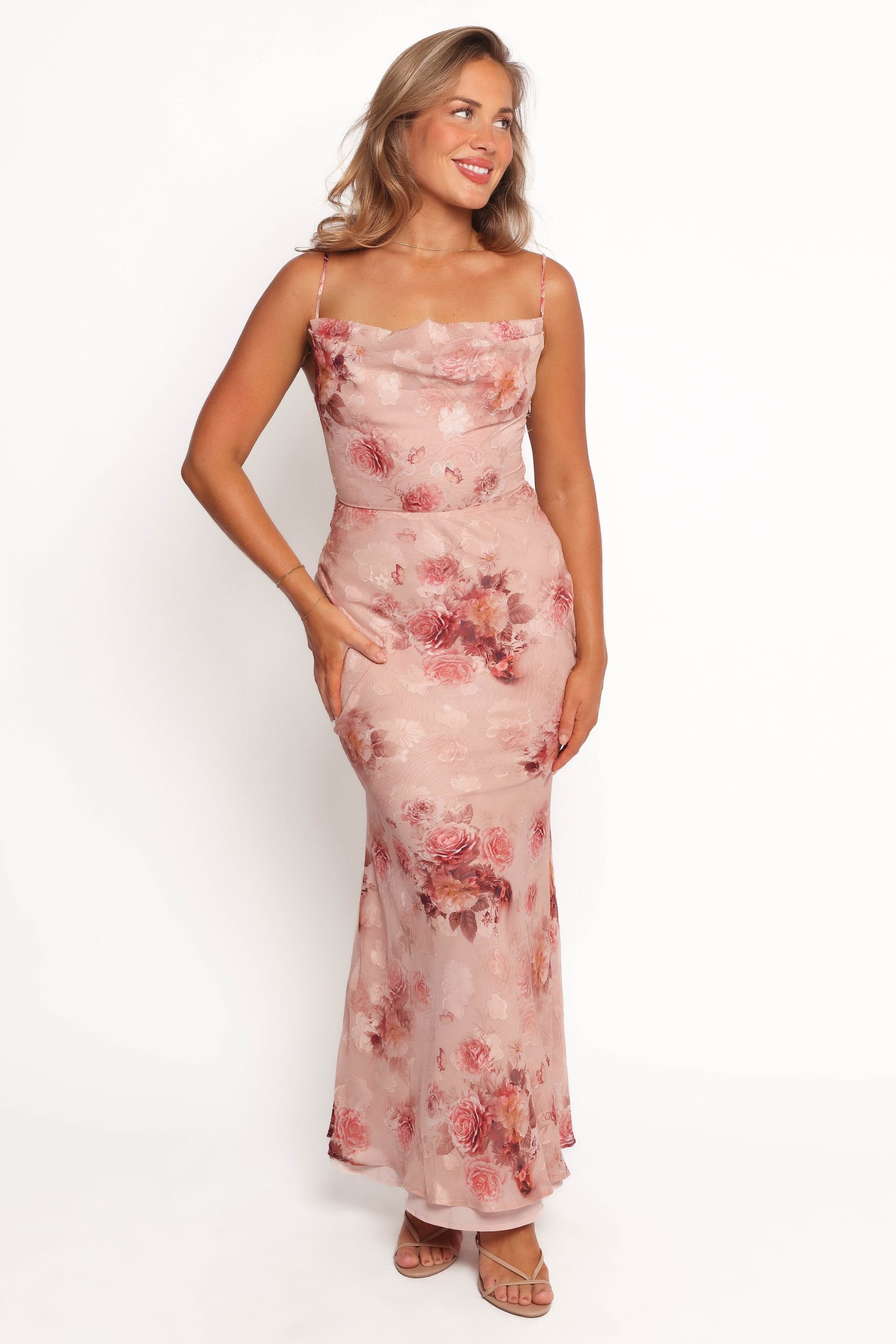 Esmeralda Maxi Dress - Rose Print - Image 2