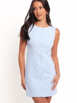 Este Mini Dress - Blue