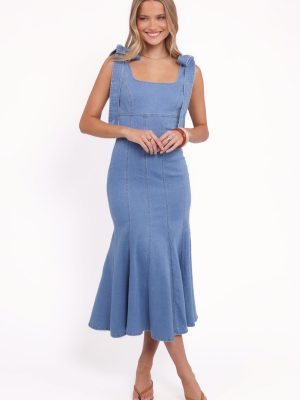 Eugenia Midi Dress - Indigo Denim