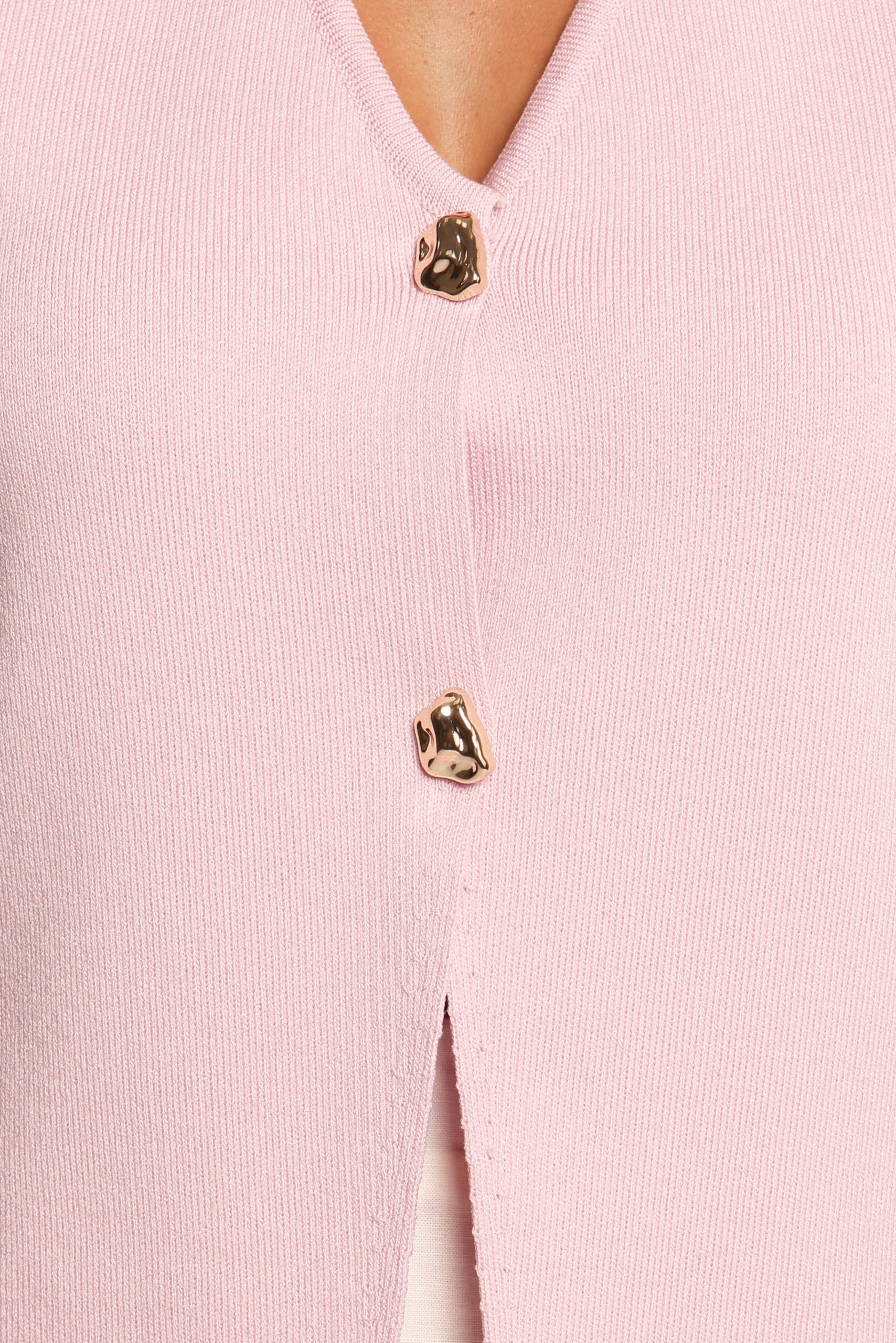 Everlee Knit Vest Top - Pink - Image 7