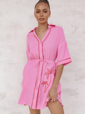 Fabiola Mini Dress - Pink